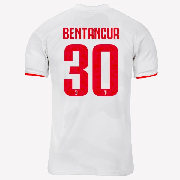 Maillot Football Juventus NO.30 Bentancur Exterieur 2019-20 Gris Blanc